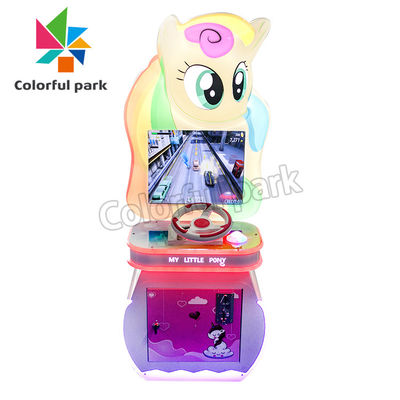 kleines Pony Arcade-Maschine Toughened Glass Mys des Aluminiumautorennen-120w