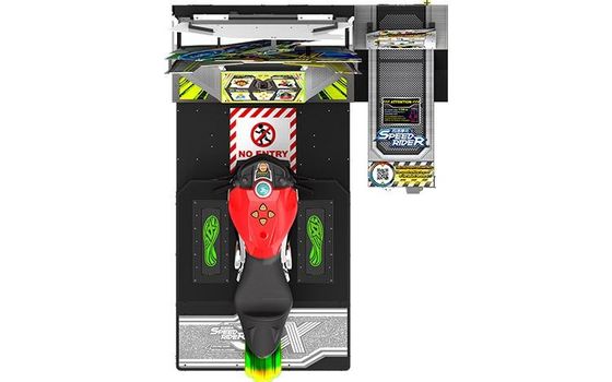 Einzel-Spieler-Geschwindigkeit, die Moto GP-Bahn, Münzen-Arcade Machine Used In Shopping-Malle läuft
