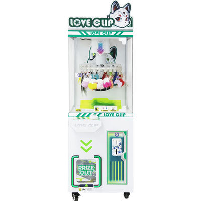 Green Crane Coin Claw Machine Starry Love Clip Machine Probability Controllable Prize Clip Snack Gift Vending Machine