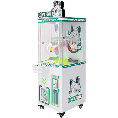 Green Crane Coin Claw Machine Starry Love Clip Machine Probability Controllable Prize Clip Snack Gift Vending Machine