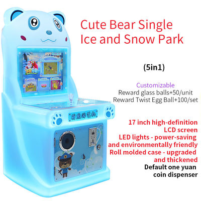 17-Zoll-Spielmaschine mit Münzbetrieb Ice and Snow Park Arcade Spielmaschine 220V