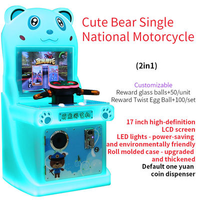 Arcade-Rennmaschine Schrankspiel Münzen Mall-Maschine National Motorrad Einzel-Rennspiel