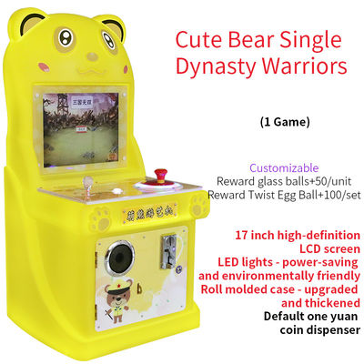 Mini Cute Bear Münzbetriebene Arcade-Spiel-Spaß Joystick-Spiel