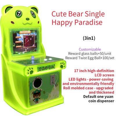 17-Zoll-Münz-betriebener Vergnügungspark Joystick Arcade-Game-Maschine