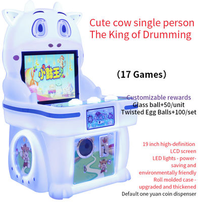 Süße Kuh Kinder Einzelspieler Münzbetriebene Arcade-Spielmaschine 19 Zoll