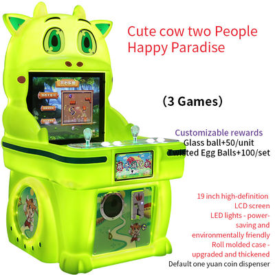 Süße Kuh Zwei-Spieler-Münz-betrieben 19-Zoll Happy Paradise Spielmaschine