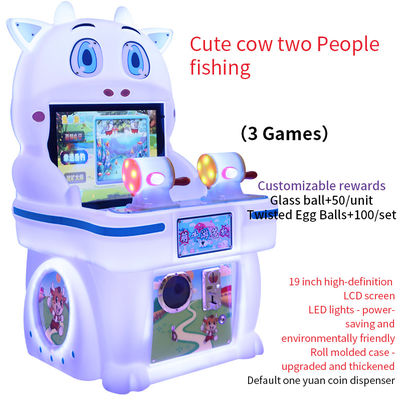 Münzbetriebene Spielautomaten 19-Zoll-Zwei-Person-Fischerei-Arcade-Spielmaschine
