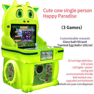 19-Zoll Cute Cow Einzelspieler Münzbetrieben Happy Paradise Arcade Spielmaschine