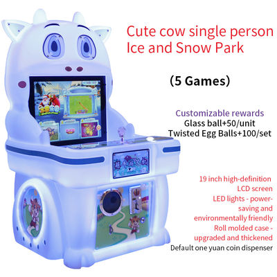 Rocker Game Station LBE VR Gaming mit Bewegungssimulatoren Eis- und Schneeparkmaschine