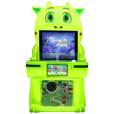 Süße Kuh Einzelspieler Münzbetrieb großer Fisch, der kleine Fische isst Spielmaschine 19 Zoll