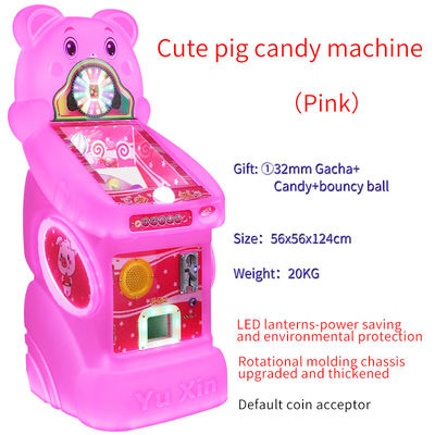 Spielerisches Schwein Farbenfrohe Süßigkeiten Spender Münzbetriebene Spielmaschine Charaktere Endlos Spaß Idealgeschenk für Kinder