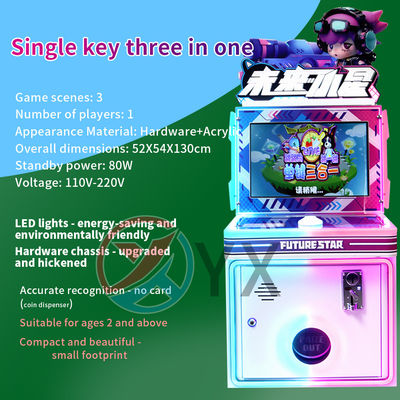 Explosive Button Münzbetriebene Zukunft Little Star Games Kinder Arcade Single Key Spielkonsole veröffentlicht