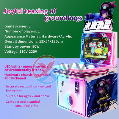 Das neueste Modell von Knopfspielen für KinderMünzenbetriebene Spielautomaten verkaufen sich gut in mehreren Spielszenen