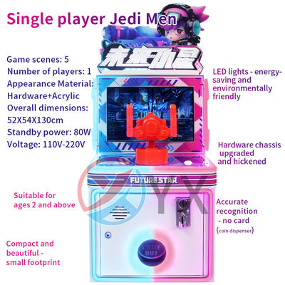 Hochwertige Kinder Single-Player-Fabrik niedliche kleine Sterne Kugel Münz-betrieben Mini-Rennwaffe Schießmaschine