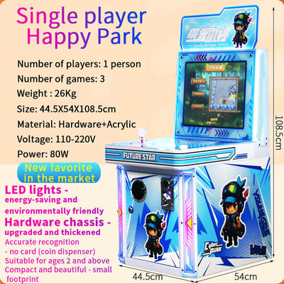 Einzelspieler Happy Amusement Park Spiel Arcade Spielmaschine Videospiel Münze Logistik Tracking