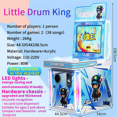 Tap-Spiel Kinder Drum King Button geeignet für alle Altersgruppen, Videospiele Münzen werden aufgezeichnet werden